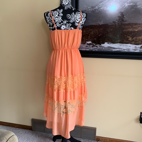 Women’s High-low Hem Summer Dress - Picture 4 of 6